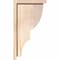 Ekena Millwork Ridgewood Smooth Corbel w/Backplate, Douglas Fir, 5 1/2"W x 10"D x 18"H COR06X10X18RID01SDF - alternate 3